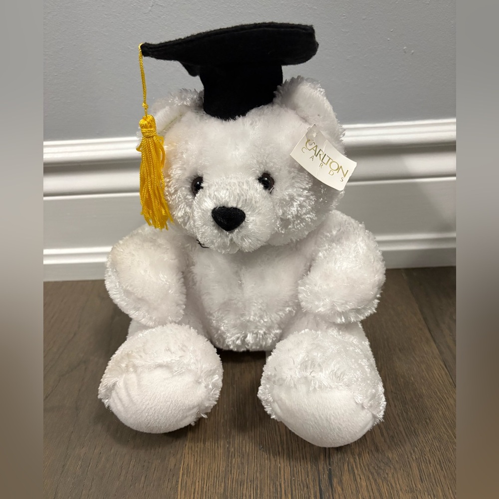 Carlton Cards graduation plush toy new with tags retail $58usd